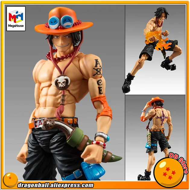 Японское аниме &quotONE PIECE" Оригинал MegaHouse (MH) переменные герои/VAH фигурка-Portgas D. Туз