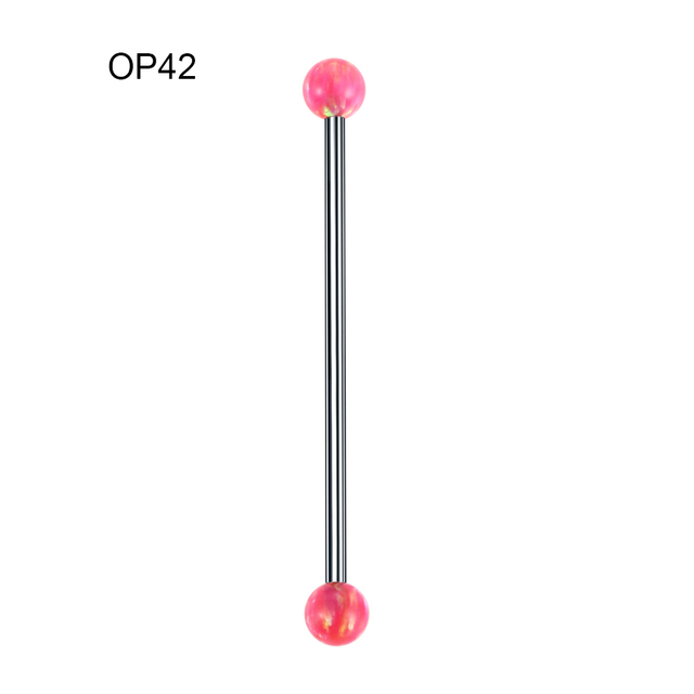 Titanium Ear Septum Helix Tragus Opal CBR Piercings Christina Vertical Hood Labret Dermal Anchor Earrings Piercing Jewelry