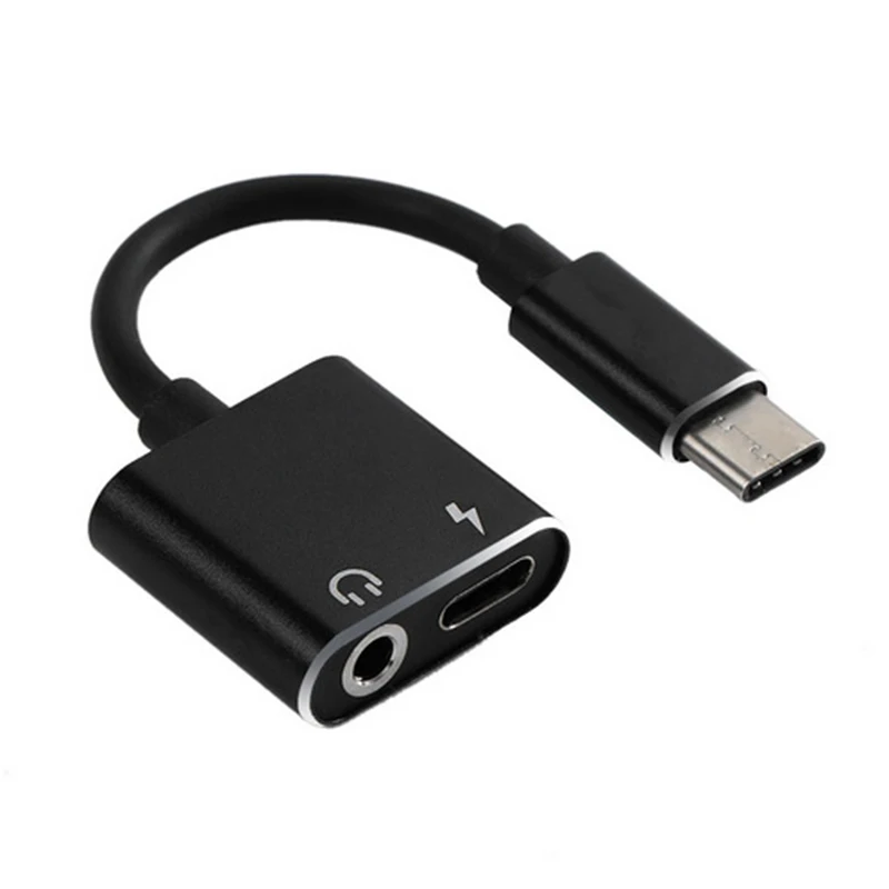Новейший 2 в 1 тип-c до 3,5 мм разъем AUX аудио наушники USB адаптер зарядное устройство кабель для Xiaomi Mi 6 huawei аудио адаптер