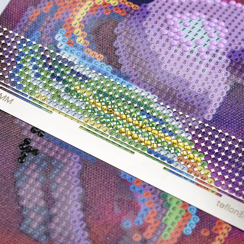 Diamond Painting Drill Cross Stitch Ruler DIY Diamond Painting Tools Stainless Steel Drawing Ruler Square Round Drill Tools diamond painting diamond painting accessories