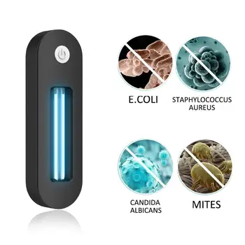 

Automotive Interior Roof Charging UV Disinfection Sterilizer Lamp Portable Home Vehicle UV Germicidal Lamp air purification lamp