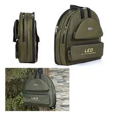 Маленький уличный спортивный рюкзак, рюкзак для рыбалки, кемпинга, пешего туризма, сумка через плечо, рыболовная сетка, сумка 50x50x20 см