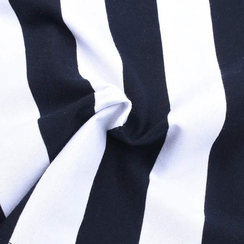 ArtSu топ в полоску с вышивкой, белый и черный цвета, сексуальный женский топ с открытыми плечами на бретельках, Повседневная Уличная одежда ASVE20923