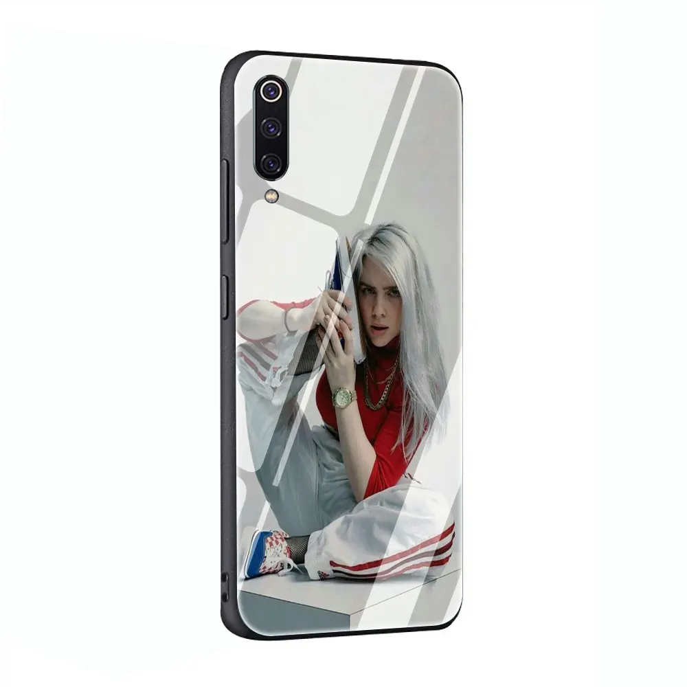 Billie Eilish 13 девушка закаленное стекло чехол для Xiaomi 8 Lite A1 A2 9 Redmi Note 5 6 7 Pro 6A 4X F1 - Цвет: G2