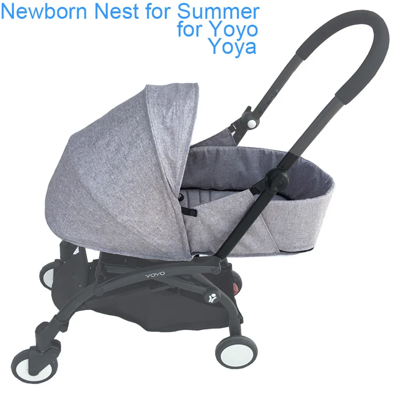 Yoya Baby Stroller Accessories Summer newborn nest sleeping basket for Babyzen Yoyo afbeelding