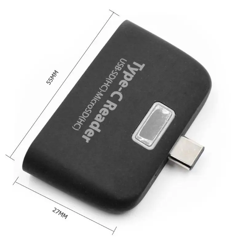 Прочный кард-ридер умелое Производство usb type-C концентратор мобильный телефон планшет USB 2,0 PD TF карта памяти OTG ридер адаптер