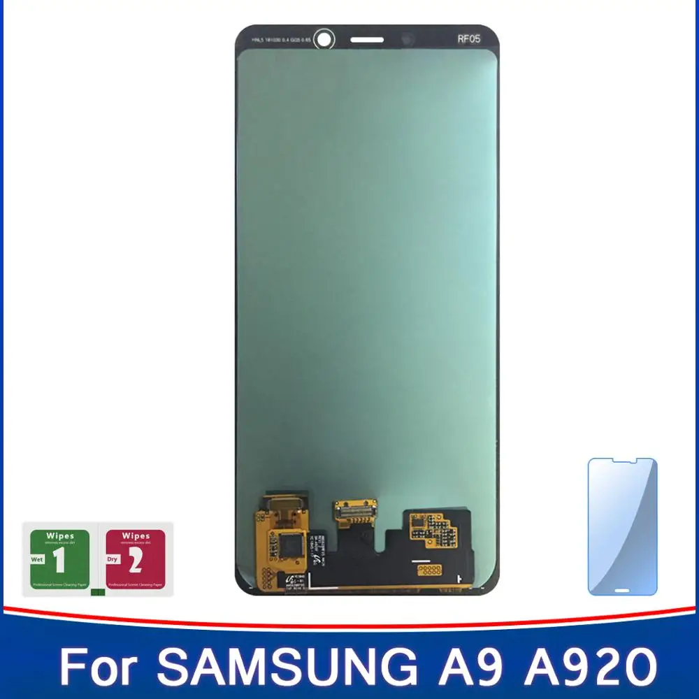 

100% New 6.3" Display For SAMSUNG GALAXY A9 2018 A920 LCD Touch Screen Sensor Panel Replacement Oled Parts