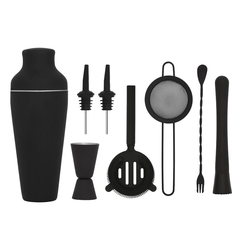 

Top selling 8pieces bar tools accessories cocktail shaker home bar set