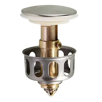 

Stainless Steel Kitchen Sink Strainer Stopper Waste Plug Sink Filter Bathroom Basin Sink Drain Deodorization Accessories