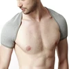 Bamboo Charcoal Fiber Double Shoulder Support Brace Self Heating Shoulder Warmer Pad Strap for Men Women Upper Back Pain Relief