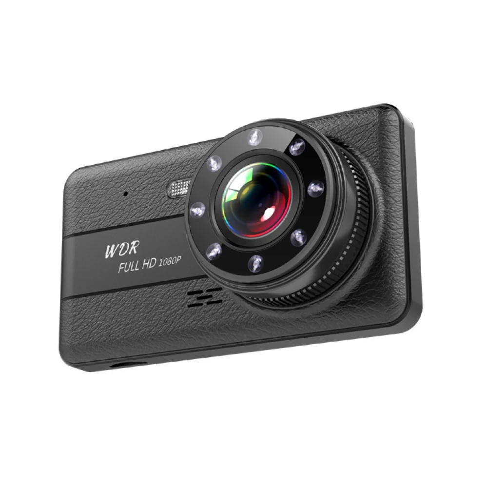 HD Автомобильный видеорегистратор камера 4 дюйма IPS Двойной объектив 1080P