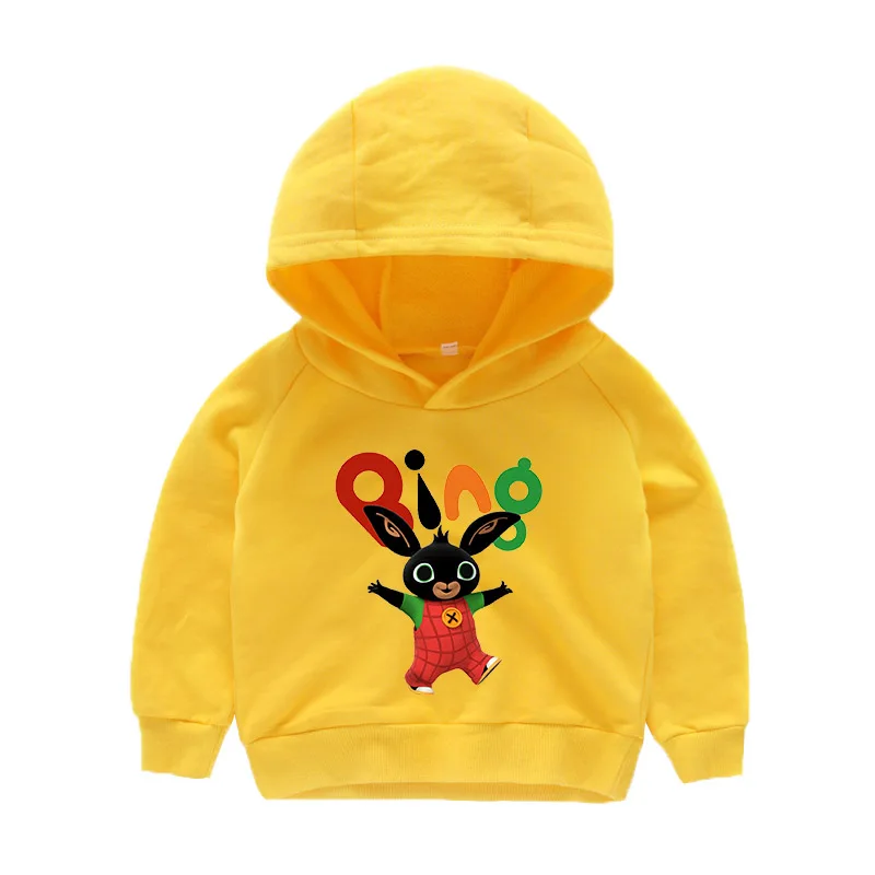 Boys Hoodies funny Bing Bung Children Sweatshirts Autumn toddler sweatshirt kids Baby Girl outfit Long Sleeves Top for boy