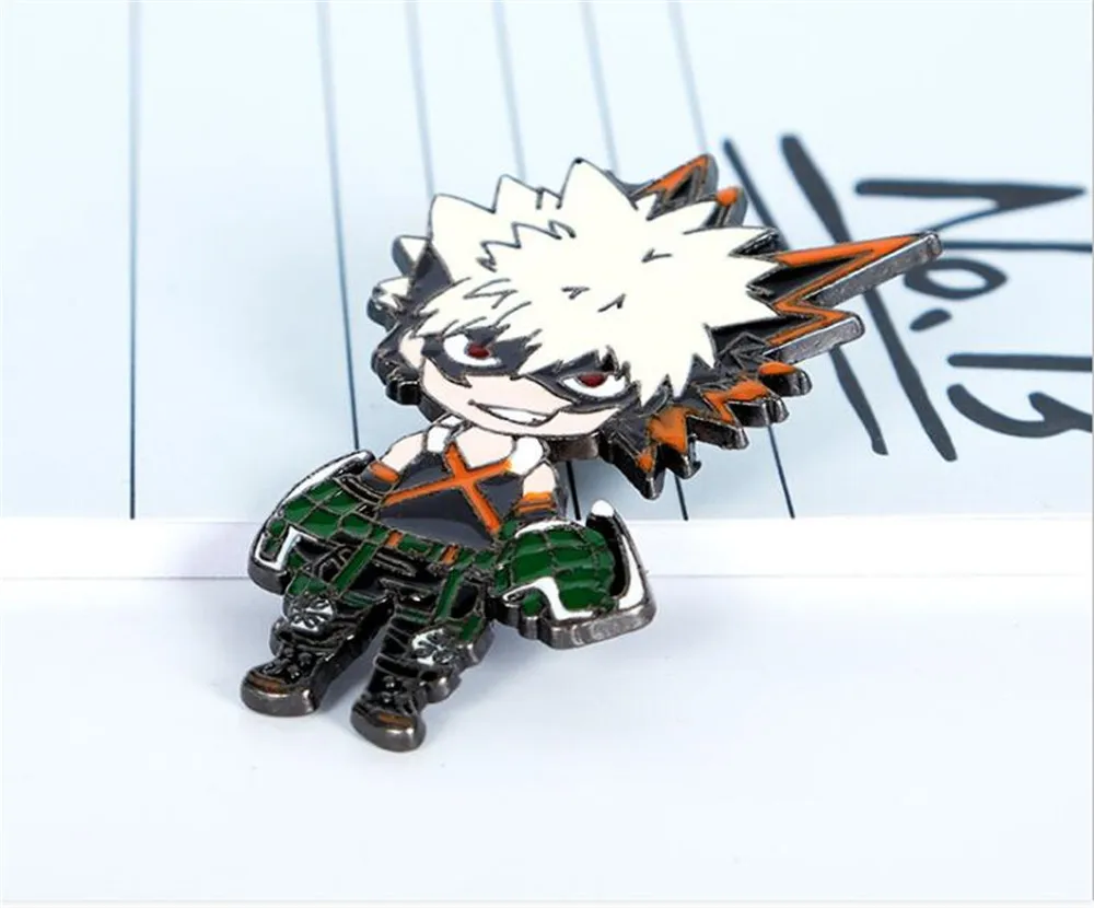 Anime Boku No My Hero Academia Metal Enamel Badge Brooch Chest Pin Fans Gift