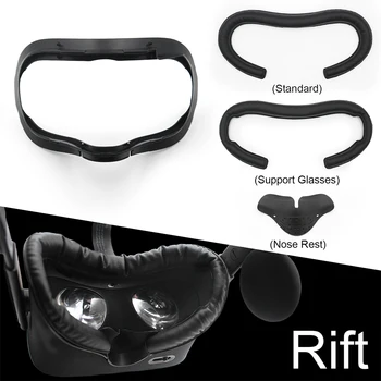 

Pad PU Leather Foam Cover Comfort Facial Interface Set Durable Nose Rest Replace Eye Mask Accessories For Oculus Rift VR Headset