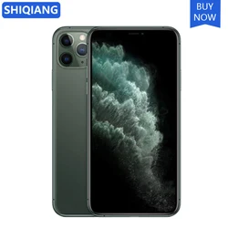 Б/у Оригинальный разблокированный Apple iphone 11 Pro Max мобильный телефон Face ID 6,5 дюймIOS, 4 Гб RAM, 64/256 ГБ ROM гекса-Core NFC сотовые телефоны A13