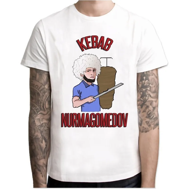 Khabib Nurmagomedov Мужская Новая мода Ufc Конор Макгрегор Хабиб Футболка фитнес Новинка Топ футболка для мужчин Высокое качество Топ футболки - Цвет: 3386