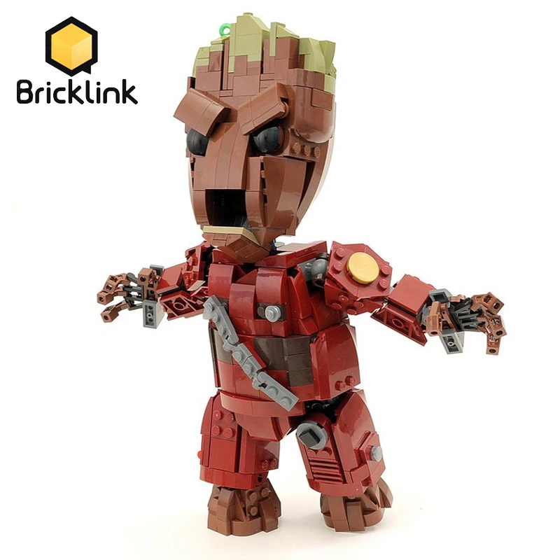 Bricklink Ideas Movie Action Figures Superheroes Tree People Baby Flora Colossus Building Blocks Toys For Children Christmas | Игрушки и