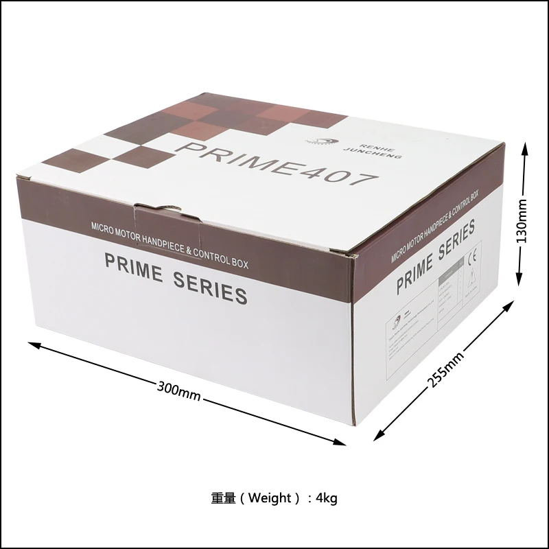 PRIME 407 50000 об/мин блок управления и сильный 210 102L микромотор наконечник Электрический Маникюрный дрель набор для полировки ногтей devi
