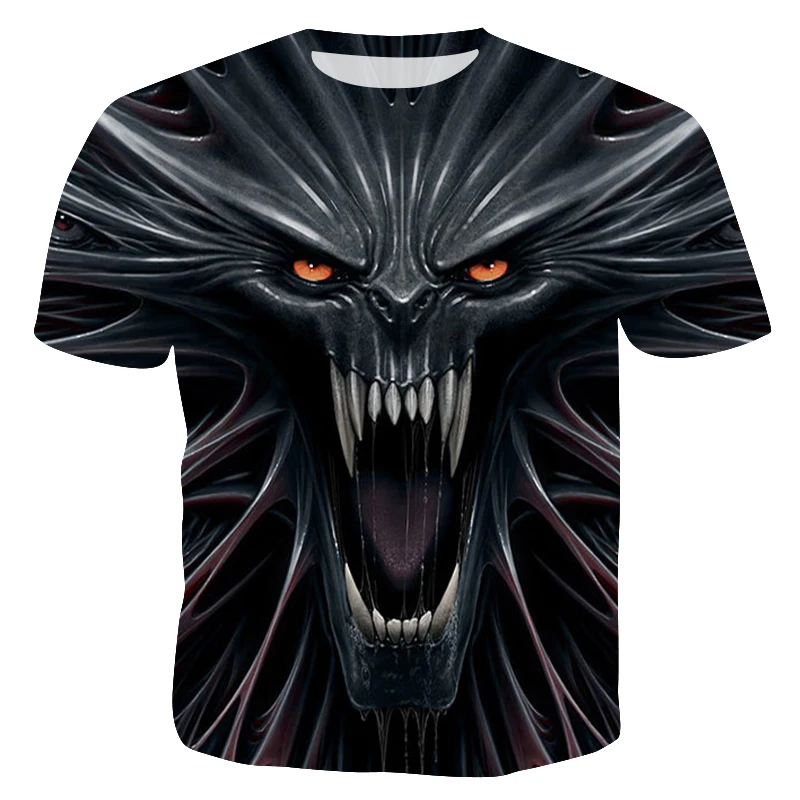 

Funny Skull 3D Print T Shirt Summer Hipster Short Sleeve Tee Tops Men/Women Anime T-Shirts Homme Short Sleeve Tops Male Clothing