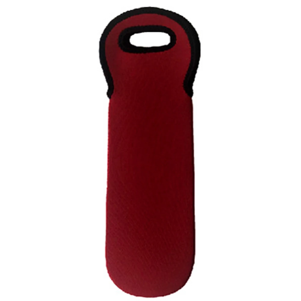 Insulated Kitchen Holder Bar Tool Tote Drinking Party Neoprene Outdoor Cooler Bag Accessories Reusable Beer Wine Bottle Carrier - Цвет: Красный