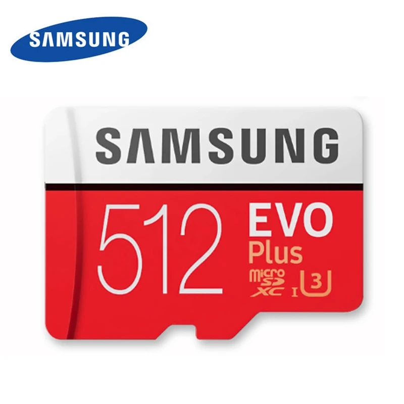 Оригинальная карта памяти Samsung 256GB карта Micro SD Card 64 Гб 128 512 EVO+ 100 МБ/с. класса 10, мicro SD, TF карта для Смартфон ноутбук