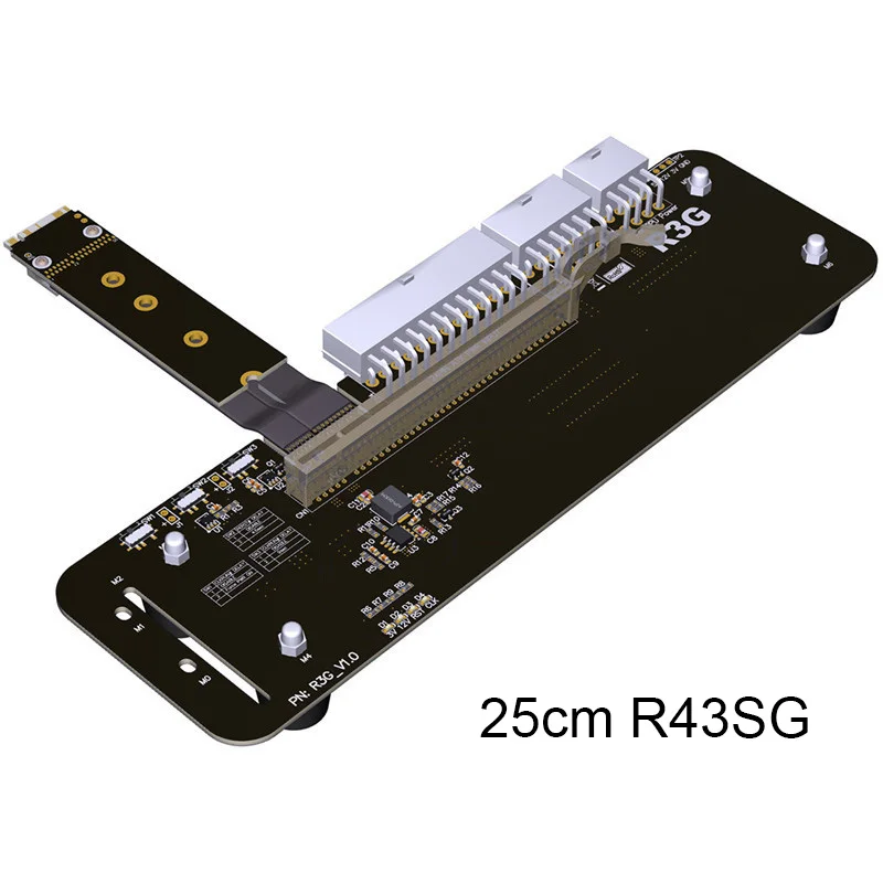 R43SG 25cm Видеокарта внешний адаптер плата удлинитель PCIe3.0x4 док-станция GDeals - Цвет: R43SG 25cm