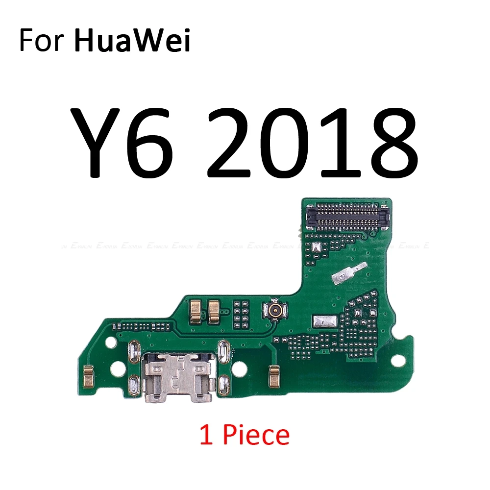 Зарядное устройство USB док-станция зарядная док-станция с микрофоном гибкий кабель для HuaWei Y9 Y7 Y6 Pro Y5 Prime GR5 - Цвет: For Y6 2018