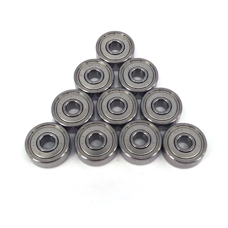 Высококачественный шариковый подшипник шкива с резьбой 624 ID4 * OD13 W5mm для WEDM