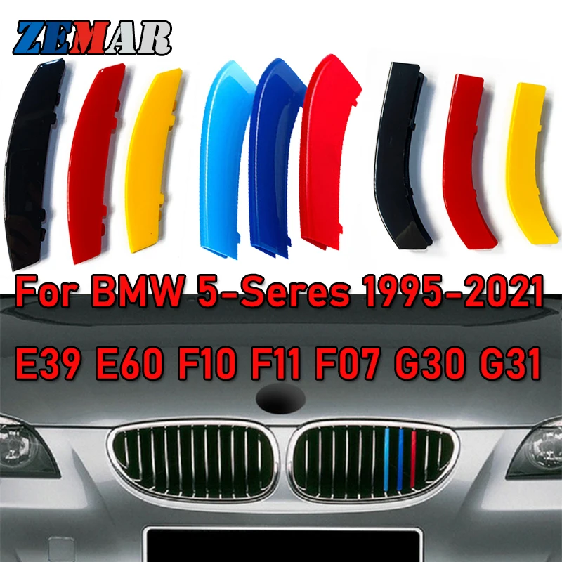 

3 шт., автомобильные решетки для радиатора BMW G30 F10 E60 E39 F07 F11 G31 5 Series 2021 2020