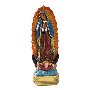 

European Mexican Virgin Mary Christian Statue Religious Desktop Display Home Decoration Ornaments Wedding Gift