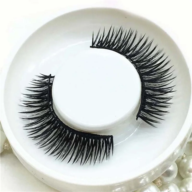 Магнитные 3D ресницы ручной работы с супер 2 магнитами легко носить натуральные