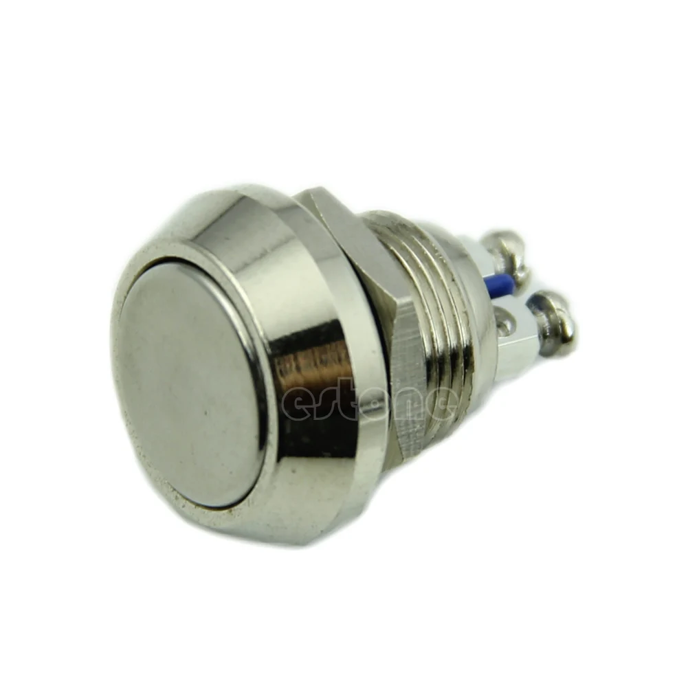 

12mm Start Horn Button Momentary Stainless Steel Metal Push Button Switch