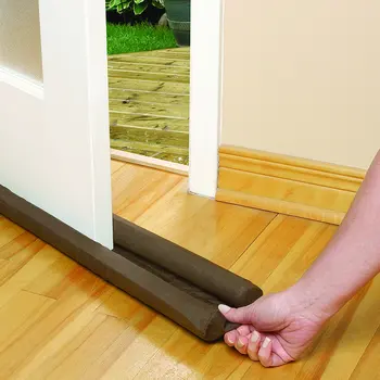 

Hot Sales Twin Door Draft Dodger Guard Stopper Energy Saving Protector Door Stopper Home Decor