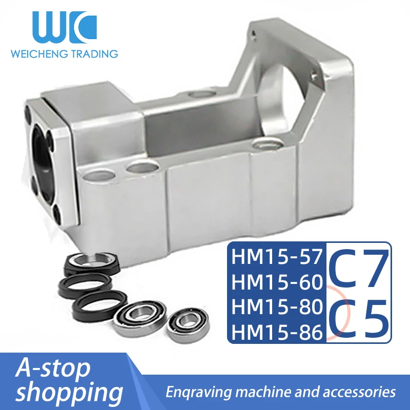 Rolamento Linear do Módulo de Mesa Deslizante do Parafuso da Esfera Suporte Base Fixa Stepping Servo Motor Nema23 24 32 34 Cnc Hm1557 60 80 86