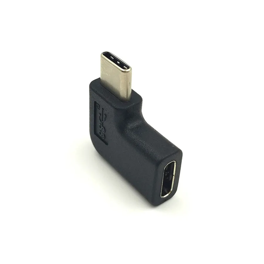 500 шт. адаптер 90 градусов типа C USB Папа мама 3 1 Type разъем оптовая продажа|Адаптеры