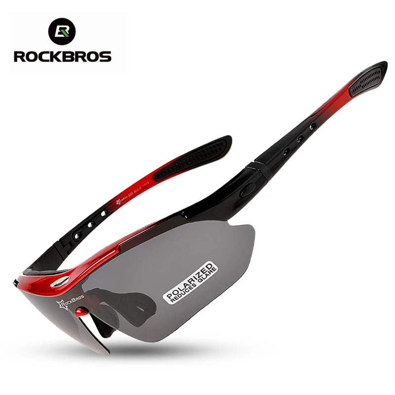 ROCKBROS, очки для велоспорта, поляризационные, MTB, горный велосипед, солнцезащитные очки, UV400, ветрозащитные, защита, для велосипеда, спортивные очки