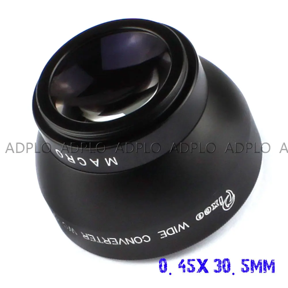Pixco 30,5 мм 0.45X супер широкий угол макросъемки объектив резьба для canon nikon sony PENTAX olympus DSLR DV SLR камеры(черный
