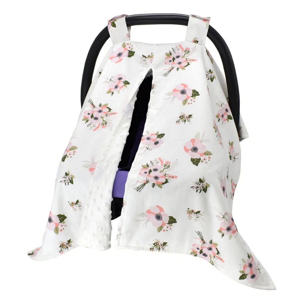 Baby Stretchy Car Seat Cover Nursing Cover Breastfeeding Cover Multi Use Cart Grocery Trolley Covers Carseat Canopy Stroller