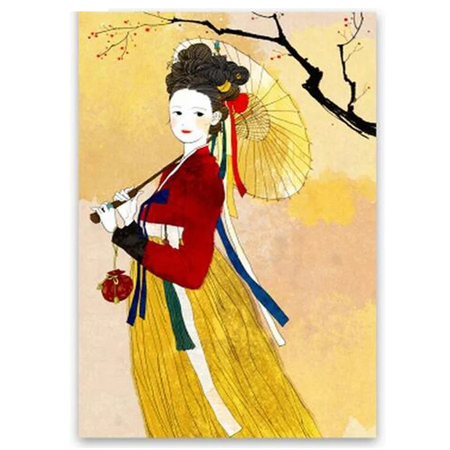 5d алмазная живопись для корейских дам вышивка сделай сам круглая квадратная