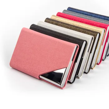 

1 PC Creative Business Card Case Stainless Steel Card Holder Metal Box Cover Credit Card Men Business Card Holder Metal Wallet