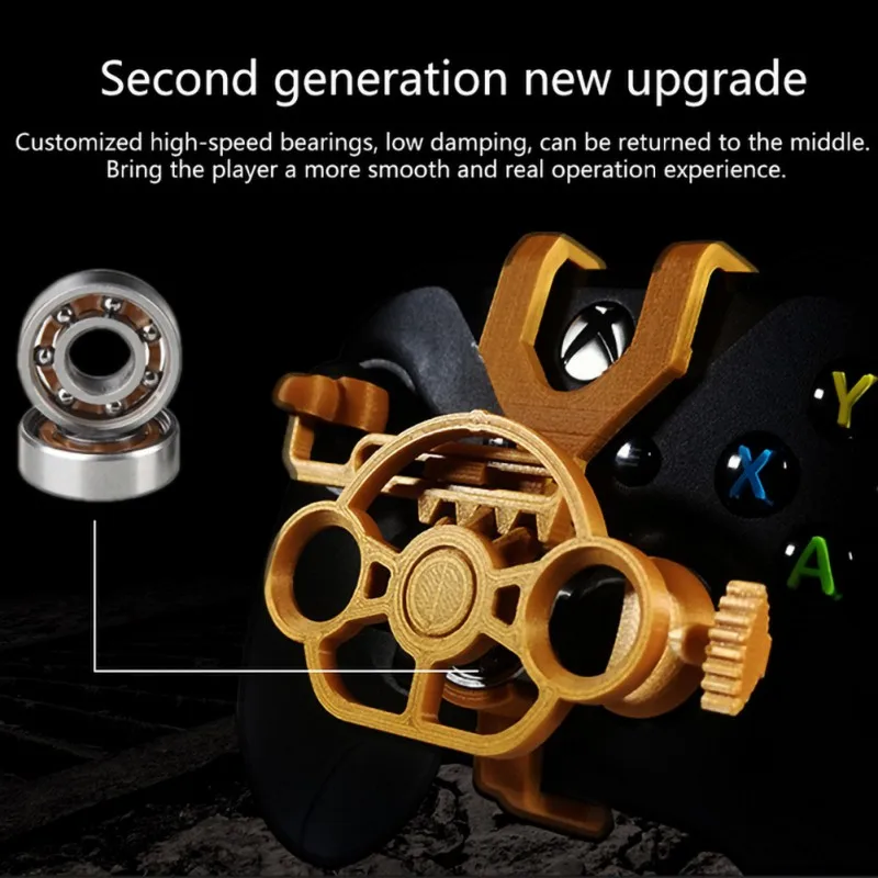  Gaming Racing Wheel pubg mobile joystick 3D Mini Steering Wheel case add on for Xbox One X / Xbox O