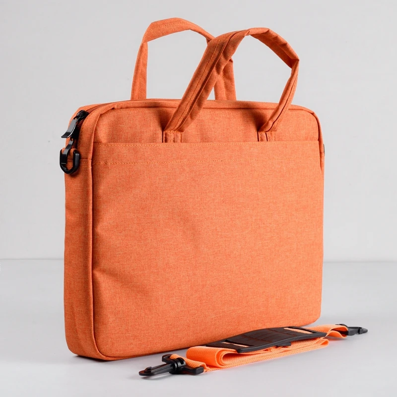 Notebook computer bag 12/13/15 inch laptop liner package minimalism Business Canvas Unisex briefcase multifunction shoulder bags - Цвет: 15 inch