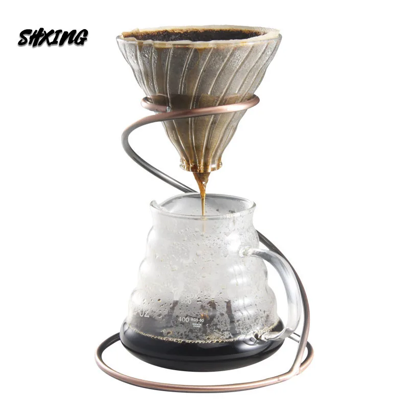 

Spiral V60 Coffee Set / Optional Coffee Bean Storage Tank, Grinder, Reusable Filter, Coffee Pot with Multiple Options