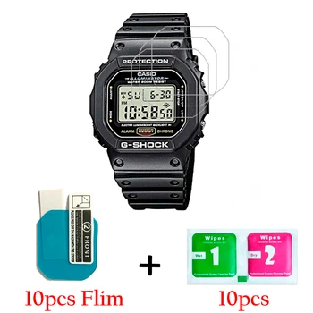 

10Pcs Nano Explosion-proof Screen Protector For Casio DW5600 DW5610 Sport Watch HD Clear Anti-Scratch LCD Film DW5600 DW5610