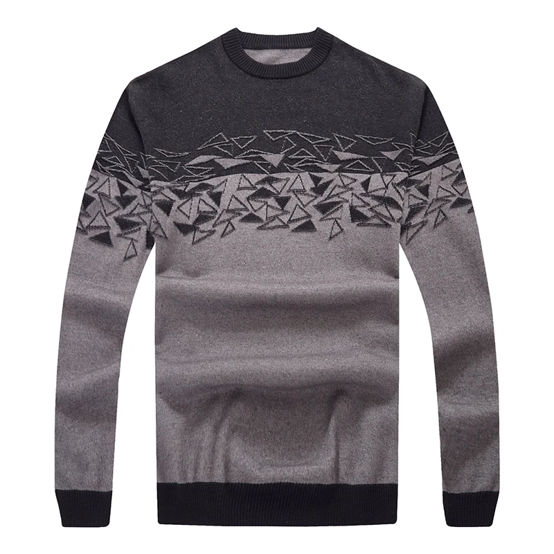 10XL 8XL 6XL New Autumn Winter Thick Warm Cashmere Sweater Men Casual O-Neck Pull Homme Brand Pullovers Mens Wool Sweaters