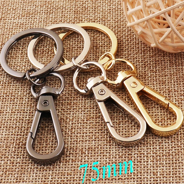 Lobster Swivel Clasps KeyChain Gold/Silver/Gunmetal Key Chain