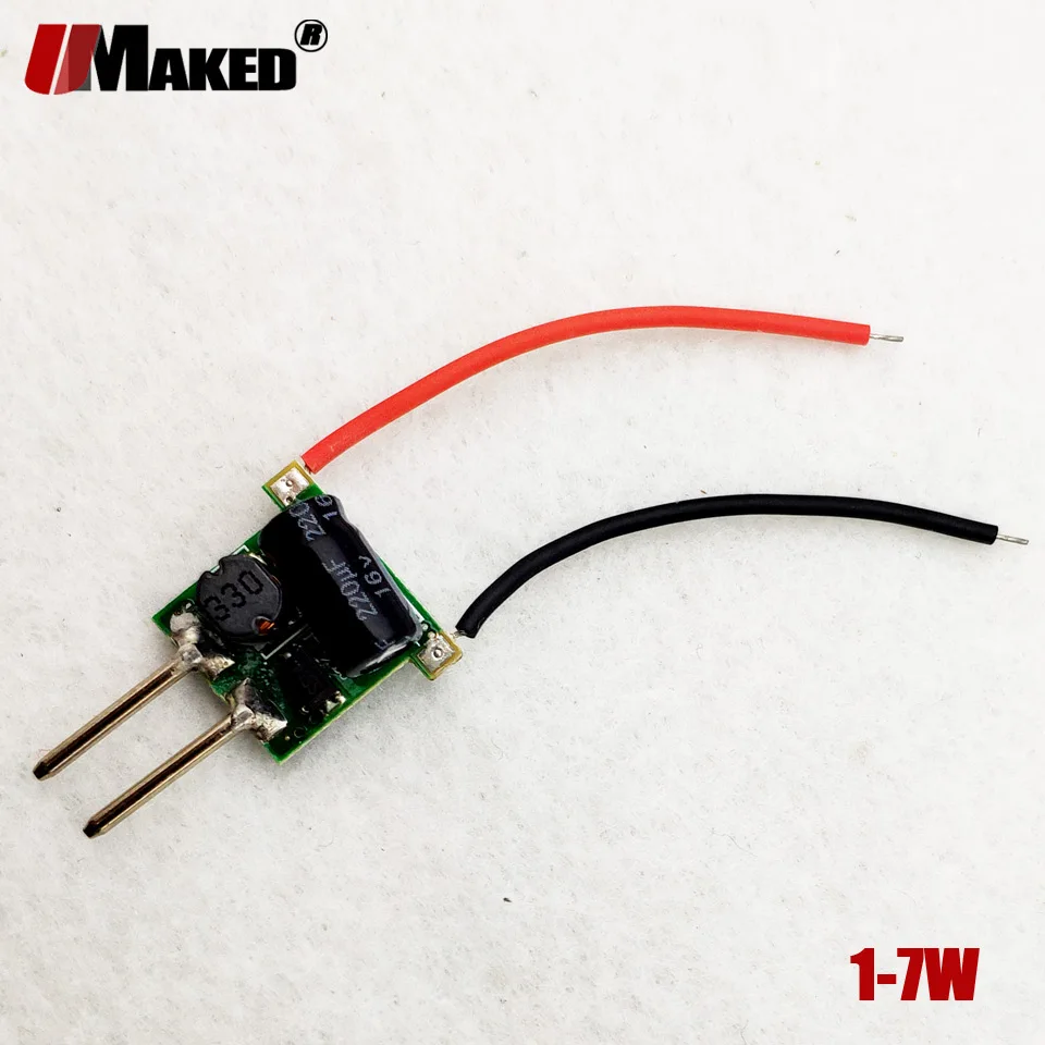 100 шт. СВЕТОДИОДНЫЙ Драйвер AC/DC12V/24 V 300mA 600mA 3x1W 3x2W 3x3W 4 7W внутри PCB светодиодный