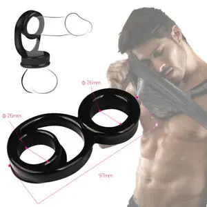 Двойной шарик для пениса растягивающаяся мастурбация сексуальный мужской член