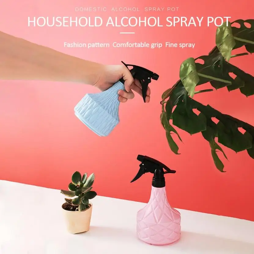 

500ml Household Alcohol Spray Disinfection for Garden Planting Flower Plants Watering Can Supplies Refillable Bottling Container