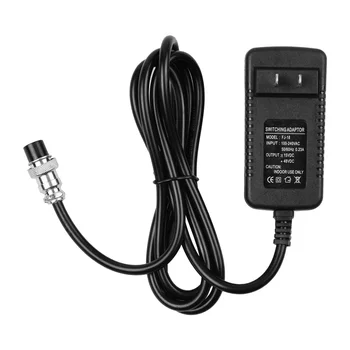 

Mixing Console Mixer Power Supply AC Adapter 15V 230mA Universal 4-Pin Round Connector for 16 Channels or below Mixing Consoles